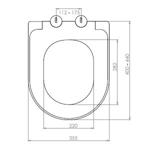 Сидіння для унітазу NKP Elegance з кришкою і функцією мікроліфта 0402 | Зображення 1