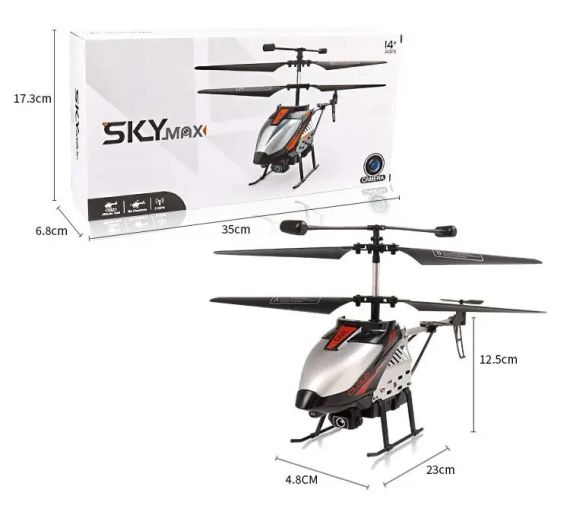 Вертолет на радиоуправлении R8 с гироскопом Wi-Fi с камерой | Зображення 2
