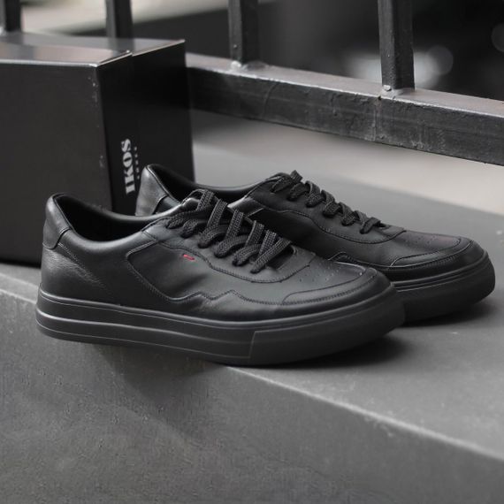 Класичні чорні кеди Ікос – універсальний вибір для будь-якого стилю 41 розмір | Зображення 1