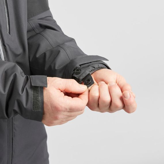 Чоловіча куртка Travel 500 3-в-1 - Чорна - 3XL | Зображення 7