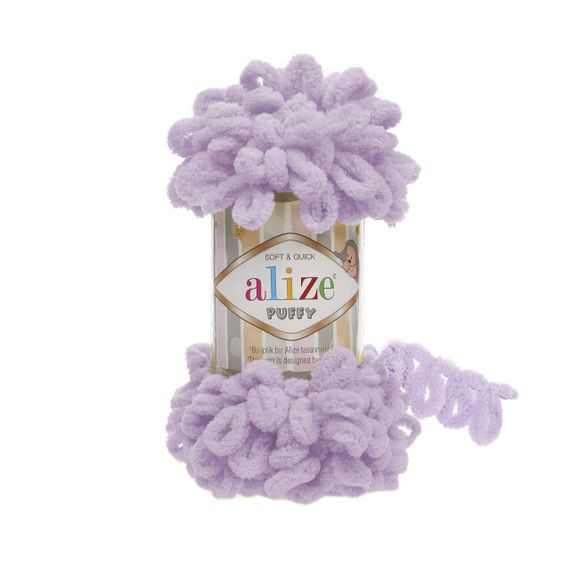 Пряжа Alize Puffy 27 алізе пуффі плюшева