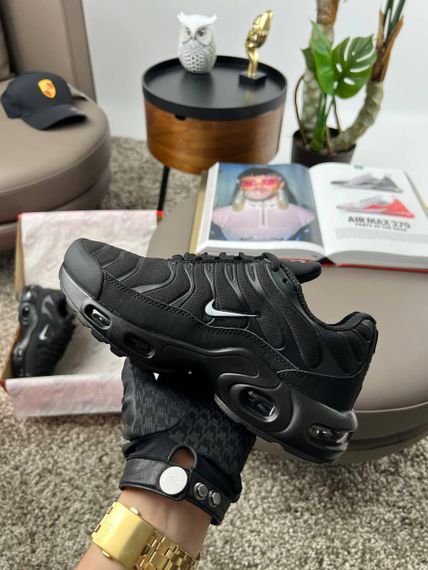 Кросівки Air Max Tn Plus Black White Swoosh весна / літо / осінь В3329 40 25.5 см | Зображення 4