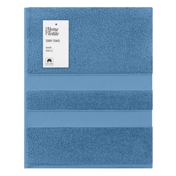 Полотенце для лица Ardesto Splendid ART2350BL 50х90 см голубое