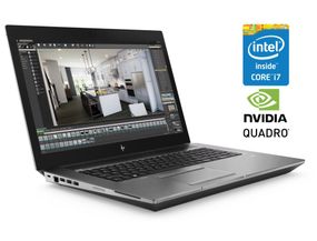 Мобильная рабочая станция HP ZBook 17 G6 / 17.3" (1920x1080) IPS / Intel Core i7-9850H (6 (12) ядер по 2.6 - 4.6 GHz) / 16 GB DDR4 / 512 GB SSD / nVidia Quadro RTX 3000, 6 GB GDDR6, 192-bit / WebCam б/у