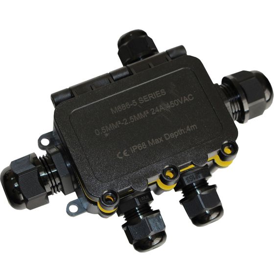 Распределительная коробка М686-5 IP68 с клеммой 24А Ny95506532 | Зображення 1