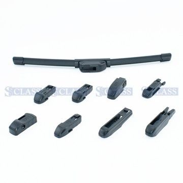 Щетка стеклоочистителя бескаркасная 350mm (9 переходников, мултиадаптер), DAI, T-X8-C350,