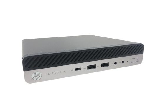 Неттоп HP EliteDesk 800 G3 Tiny / Intel Core i5-6500T (4 ядер по 2.5 - 3.1 GHz) / 8 GB DDR4 / 240 GB SSD / Intel UHD Graphics 630 б/у | Зображення 1