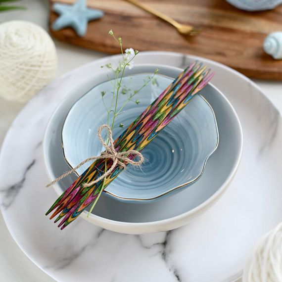 Спиці шкарпеткові Knit Pro Symfonie Wood, 15 см (2 мм) | Зображення 3