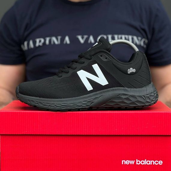 Кросівки літо New Balance колір чорний/білий | Зображення 6