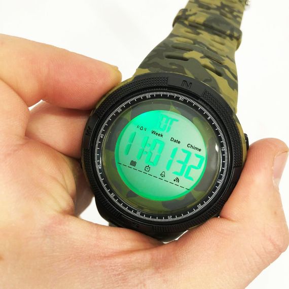 Годинник наручний чоловічий SKMEI 2070CMGNWT ARMY GREEN CAMO. Колір: камуфляж | Зображення 7
