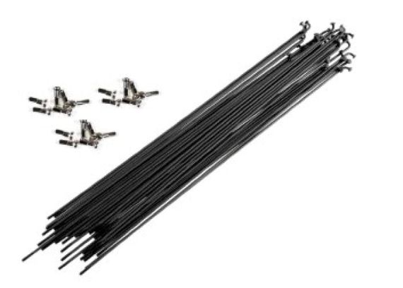 Спица велосипедная   (L-284mm, 14G)   (144шт) (черные)   OEM