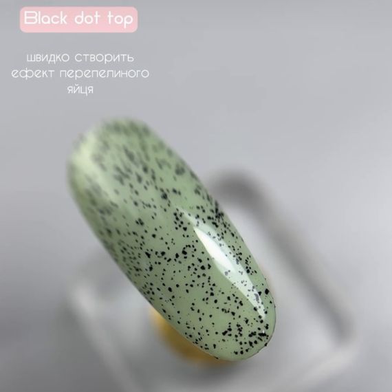 Топ Toki-Toki Black Dot Top без липкого слоя 5мл | Зображення 1