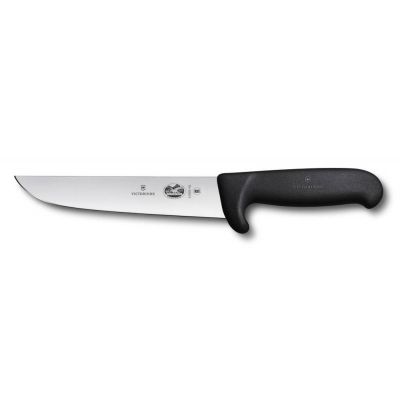 Кухонный нож Victorinox Fibrox Butcher 18 см Black (5.5203.18)