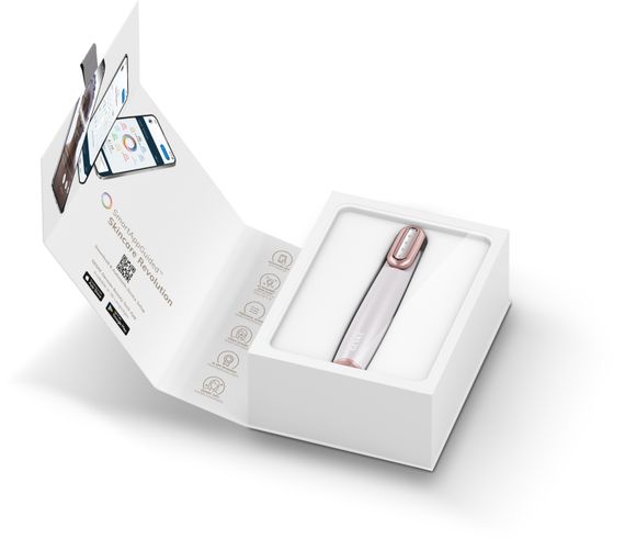 Пристрій для зміцнення і тонізації шкіри обличчя з поворотною головкою GESKE Skin Firming Wand 7в1 starlight | Зображення 8