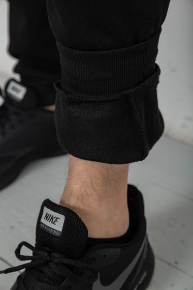 Спортивные штаны на флисе, цвет черный, 244R41526 | Зображення 5