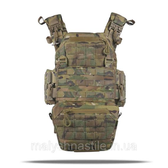 Комплект №4: Плитоноска Kiborg GU gen.2 + 2 підсумки з балістичним захистом 1 класу Multicam | Зображення 1
