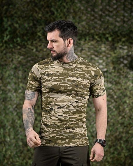 Футболка піксель ЗСУ (гарна якість) МС8525