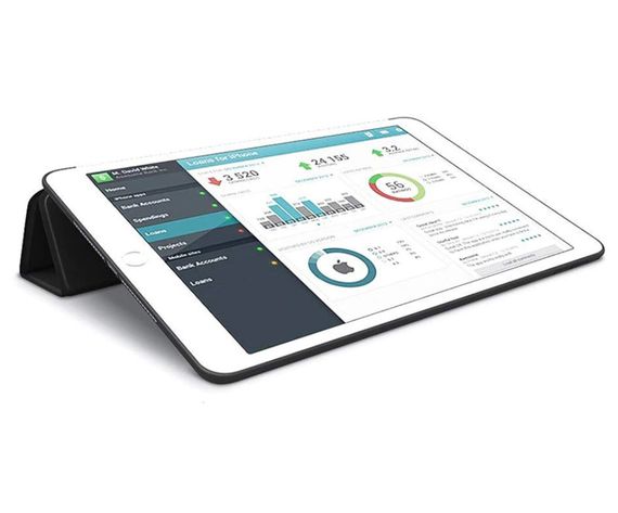 Чохол Primo Kakusiga Huxi для планшета Apple iPad 9.7 2017 / 2018 (A1822, A1823, A1893, A1954) - Black | Зображення 6