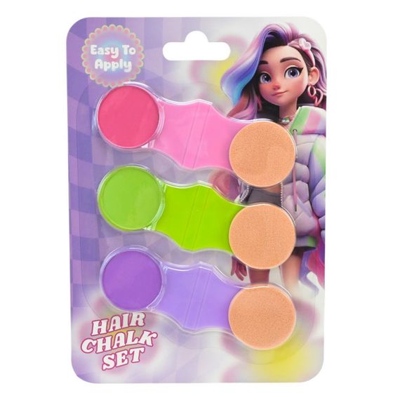 Дитяча косметика "Крейда для волосся" UKR2411, 3 кольори | Зображення 1