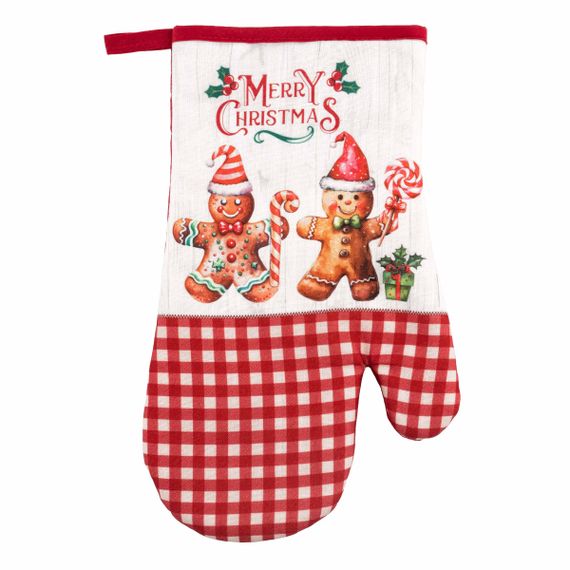 Прихватка-рукавичка Ardesto Christmas Gingerbread ART05HG 18х30 см