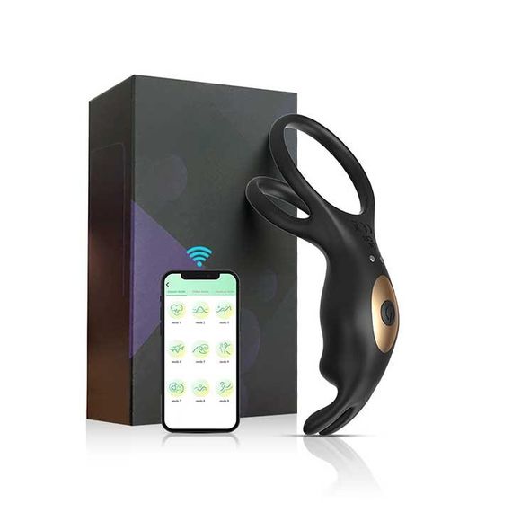 Смарт виброкольцо на пенис и мошонку Love Spouse "Rabbit" | Зображення 2