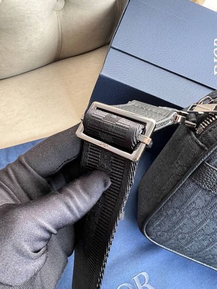 Месенджер чорний Dior Safari Black c882 | Зображення 3