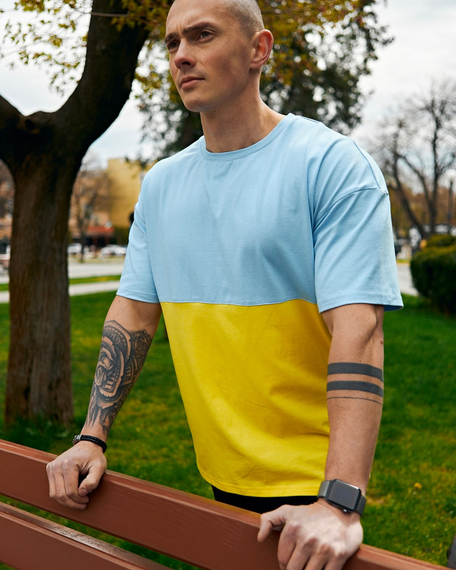 Футболка Украина Желто-синий S M | Зображення 3