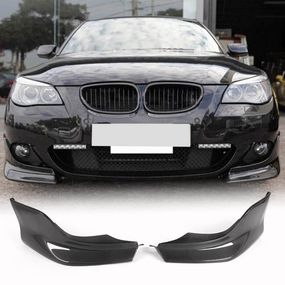 Накладки на передній бампер Flap (для M-Sport, Карбон) для BMW 5 серія E-60/61 2003-2010 рр