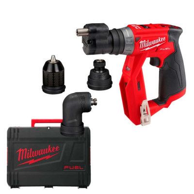 Шуруповерт Milwaukee M12 FDDXKIT-0X, 34Нм, 4 насадки FIXTEC, HD кейс (без АКБ и ЗУ) (4933471332)
