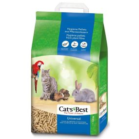 Наполнитель гигиенический древесный Rettenmaier Cats Best Universal  для котов 10 л / 5.5 кг