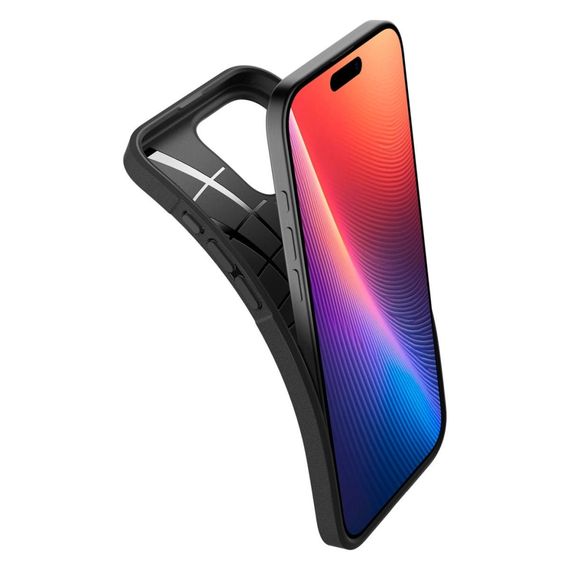 Чохол до мобільного телефона Spigen iPhone 16 Pro Core Armor Matte Black (ACS08157) | Зображення 3