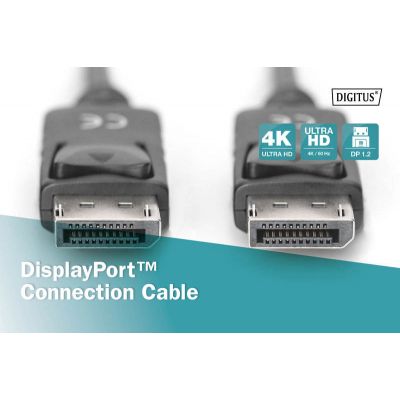 Кабель мультимедийный DisplayPort M to DisplayPort M 15.0m Digitus (AK-340100-150-S) | Зображення 4
