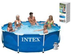 Intex Басейн каркасний 28202 NP (1) фільтр-насос /мережа 220-240 В/ 530гал/год, /6 + років /56999/ 305*76 см