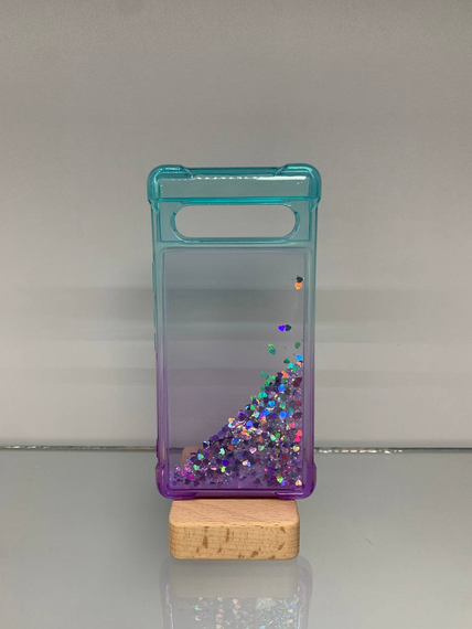 Google Pixel 7A Glitter Silicone Протиударний чохол | Зображення 1