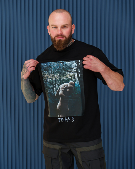 Футболка Тирс чёрный S | Зображення 4