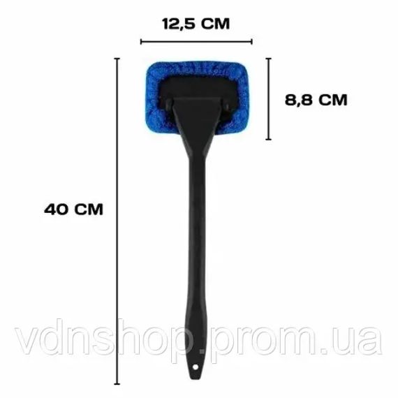 Щетка для лобового стекла, швабра для окон и зеркал, микрофибра для мытья окон | Зображення 4