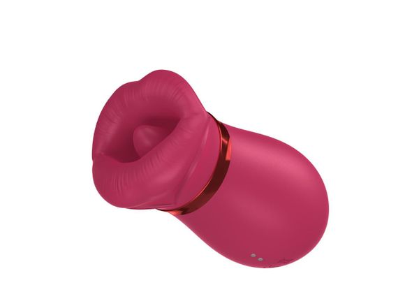 Вакуумний стимулятор з язичком - Air Tongue 360 Vibe Pink Sex Aura | Зображення 8