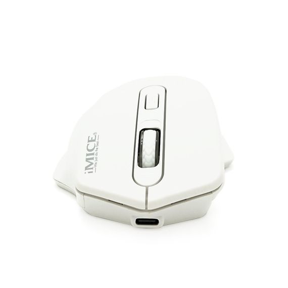 Миша бездротова iMICE G-1800.4 кнопки, 800/1200/1600 DPI, 2.4Ghz 10м, White | Зображення 4