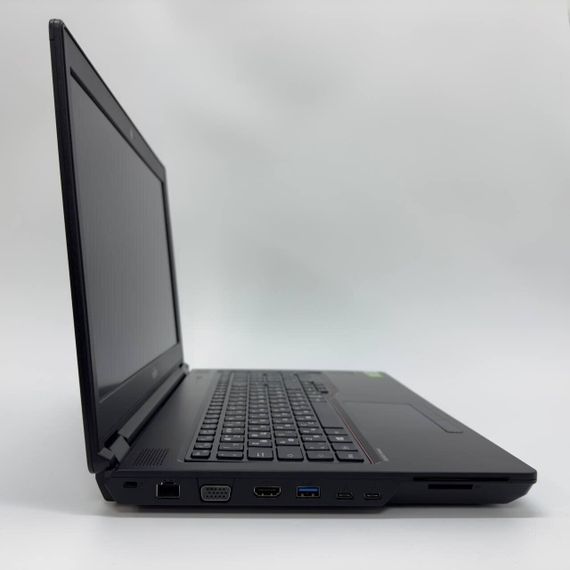 Мобільна робоча станція Fujitsu Celsius H7510 / 15.6" (1920x1080) IPS / Intel Core i7-10850H (6 (12) ядер по 2.7 - 5.1 GHz) / 16 GB DDR4 / 512 GB SSD / nVidia Quadro T1000, 4 GB GDDR6, 128-bit / WebCam / HDMI б/в + Подарунок Мишка та килимок | Зображення 6
