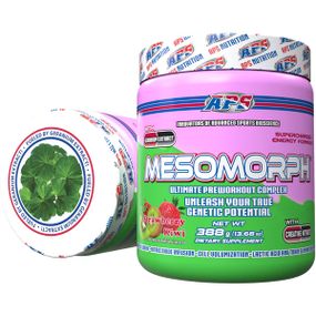 Предтренировочный комплекс Aps Mesomorph 388g ver4 (Geranium Extract) (Strawberry Kiwi)