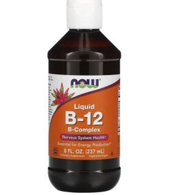 Витамин Б12 NOW Foods Vitamin B-12 Complex Liquid 237 ml /198 servings/