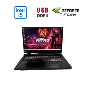 Ігровий ноутбук Б-клас Acer Nitro 5 AN517-55 / 17.3" (1920x1080) IPS / Intel Core i5-12450H (8 (12) ядер по 3.3 - 4.4 GHz) / 8 GB DDR4 / 512 GB SSD / nVidia GeForce RTX 3050, 4 GB GDDR5, 128-bit / WebCam б/в
