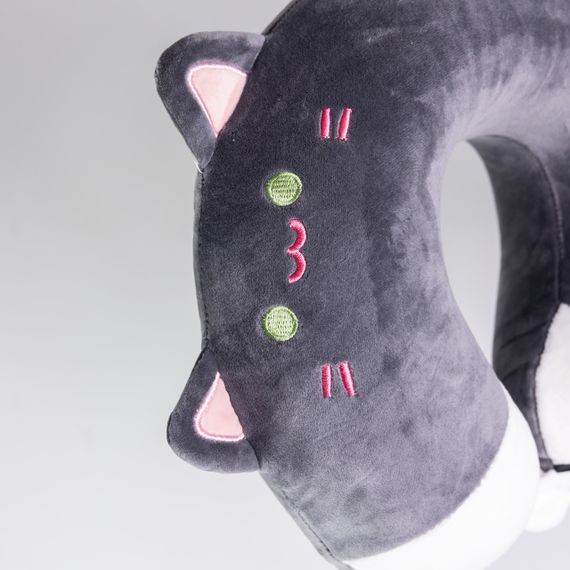 Подушка для шиї Kitty U-подібна темно-сіра HP-56-11BG | Зображення 4