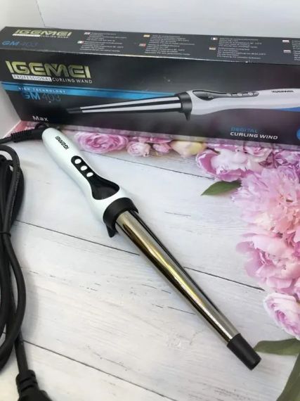 Професійна конусна плойка для локонів Gemei GM-403 | Зображення 1