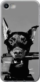 Чехол на iPhone SE 2020 Доберман "2745u-2013-17620"