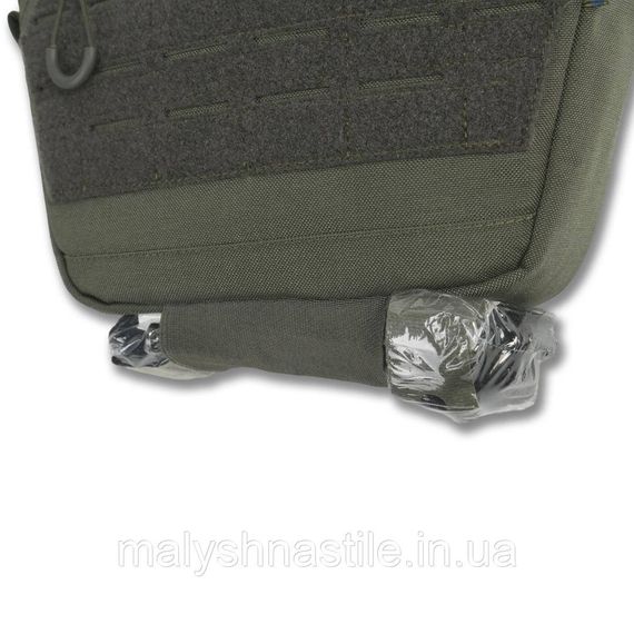 Сумка-напашник XL з балістичним пакетом 1 клас захисту Kiborg GU Сordura Khaki | Зображення 8