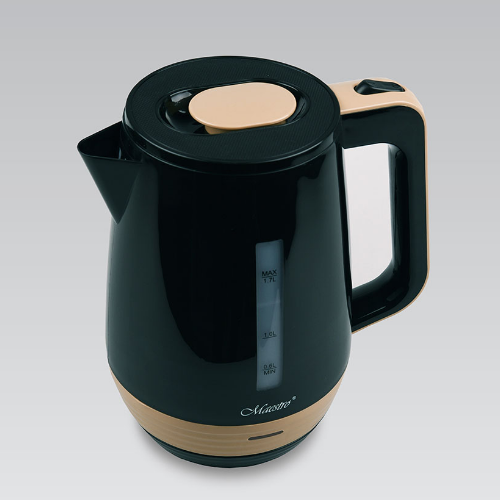 Електрочайник 1,7л 1850-2200W (диск) чорний MR-033-BLACK Maestro | Зображення 1