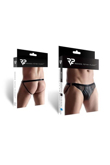 Відкриті чоловічі труси Regnes Fetish PlanetWetlook з декоративною сіткою, чорні, S sexstyle | Зображення 5