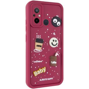 Чохол TPU Toys Case для Xiaomi Redmi 12C / Poco C55 Red / Always Happy