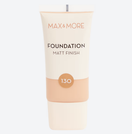 Тональний крем matt finish Max & More 130, 30 ml